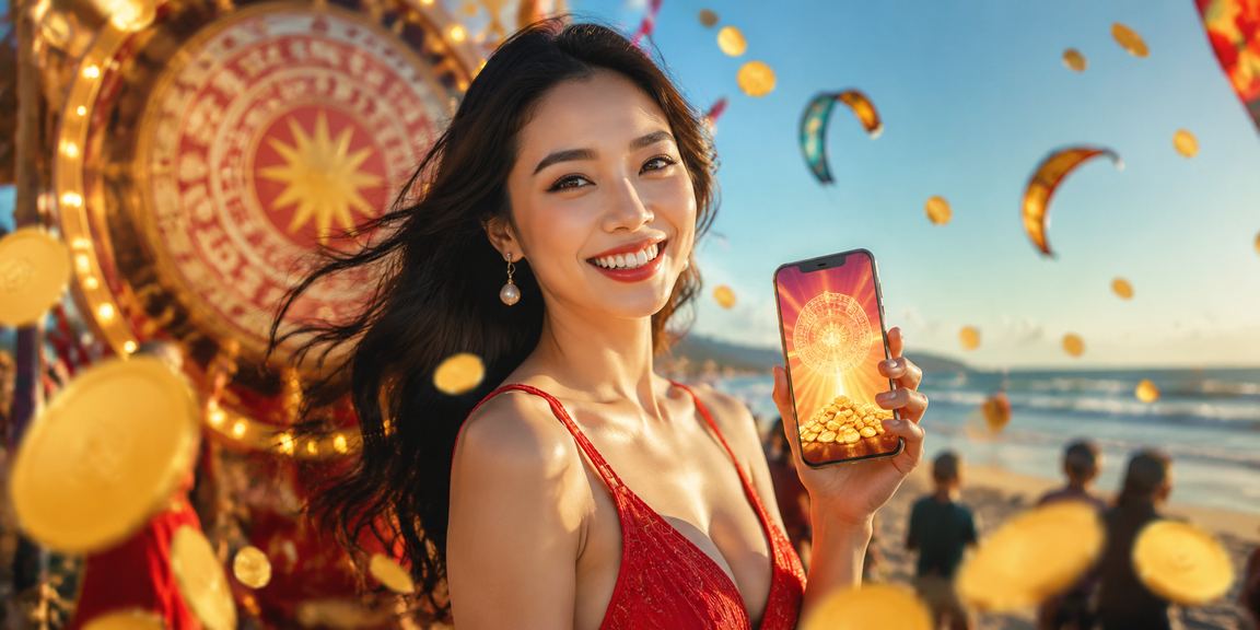 Người dùng tại Mũi Né xem kèo trên điện thoại di động trong không khí lễ hội